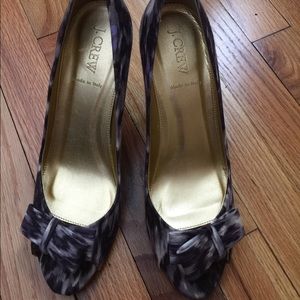 J Crew peep toes size 9